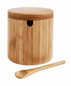 SALT BOX W/SPOON