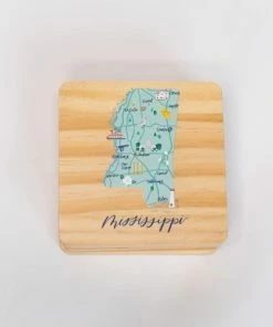 MISSISSIPPI WOOD COASTERS