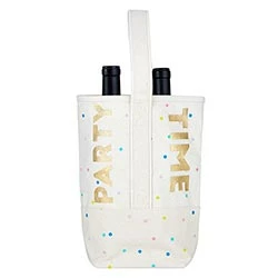 PARTY TIME DOUBLE WINE TOTE 1 PARTY TIME DOUBLE WINE TOTE