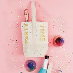 PARTY TIME DOUBLE WINE TOTE 2 PARTY TIME DOUBLE WINE TOTE - Image 2