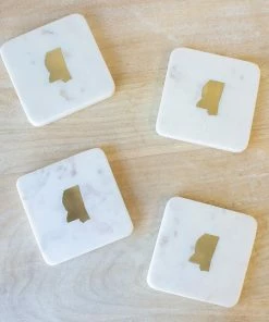 MS MARBLE COASTER SET