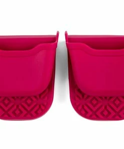 SILICONE OVEN MITT SET, WARM