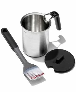 OXO GRILLING BASTING POT AND BRUSH SET