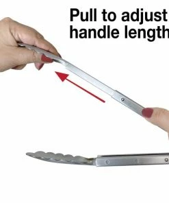 ADJUSTABLE LOCKING TONGS -kitchen supplies Sales Store 1983 AdjustingTongs pullhandle 600x600 1