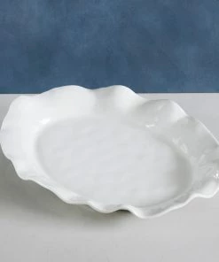 VIDA HAVANA OVAL PLATTER, WHITE