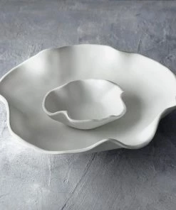 VIDA NUBE CHIP AND DIP BOWL, WHITE