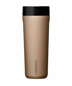 Corkcicle 17oz COMMUTER CUP, CERAMIC QUICKSAND Disc