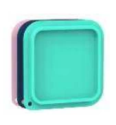 2pc SILICONE COLLAPSE CONTAINER