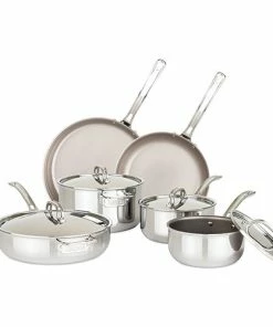 VIKING 10pc 7-PLY TITANIUM COOKWARE SET
