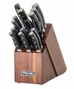 VIKING 10pc TITANIUM COOKWARE & 15pc KNIFE SET 5 VIKING 10pc TITANIUM COOKWARE & 15pc KNIFE SET -kitchen supplies Sales Store 40093 9915c 20set