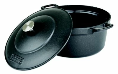 VIKING 7 QT DUTCH OVEN, CAST IRON 1 VIKING 7 QT DUTCH OVEN, CAST IRON