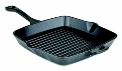VIKING 11" SQUARE GRILL PAN, CAST IRON 1 VIKING 11" SQUARE GRILL PAN, CAST IRON