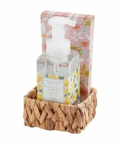 LEMON FLORAL GUEST NAPKIN & SOAP SET Disc