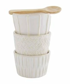 TEXTURED STONEWARE RAMEKIN SET