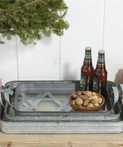 GALVANIZED IRON TRAY, MEDIUM Disc