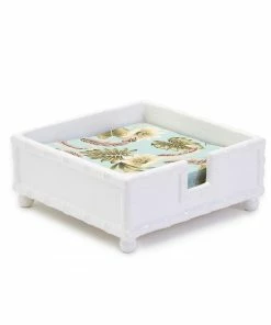 HAMPTON FAUX BAMBOO DINNER NAPKIN HOLDER Disc