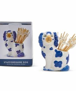 STAFFORDSHIRE DOG With Picks