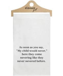 NEVER NEVERING TEA TOWEL