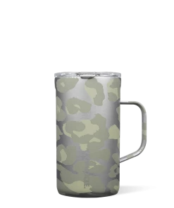 Corkcicle 22 OZ SNOW LEOPARD COFFEE MUG Disc