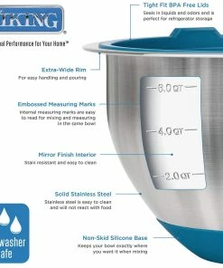 VIKING 10 PC STAINLESS MIXING BOWLS 10 VIKING 10 PC STAINLESS MIXING BOWLS -kitchen supplies Sales Store 71bMpdbGrqL. AC SL1500