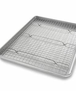 HALF SHEET PAN WITH COOLING RACK