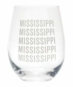 MISSISSIPPI WINE GLASS