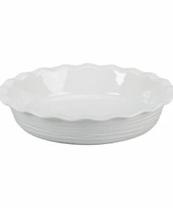 FLUTED PIE DISH