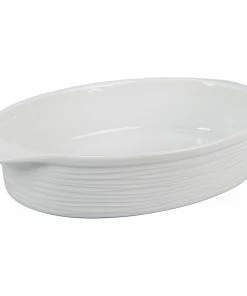 OVAL BAKER WITH HANDLES