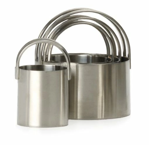 STAINLESS STEEL BISCUIT CUTTERS, SET OF 4 -kitchen supplies Sales Store BC 4 np1