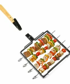BARBECUE SKEWER RACK