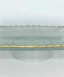 SEWARD RECTANGLE SERVING TRAY, GOLD