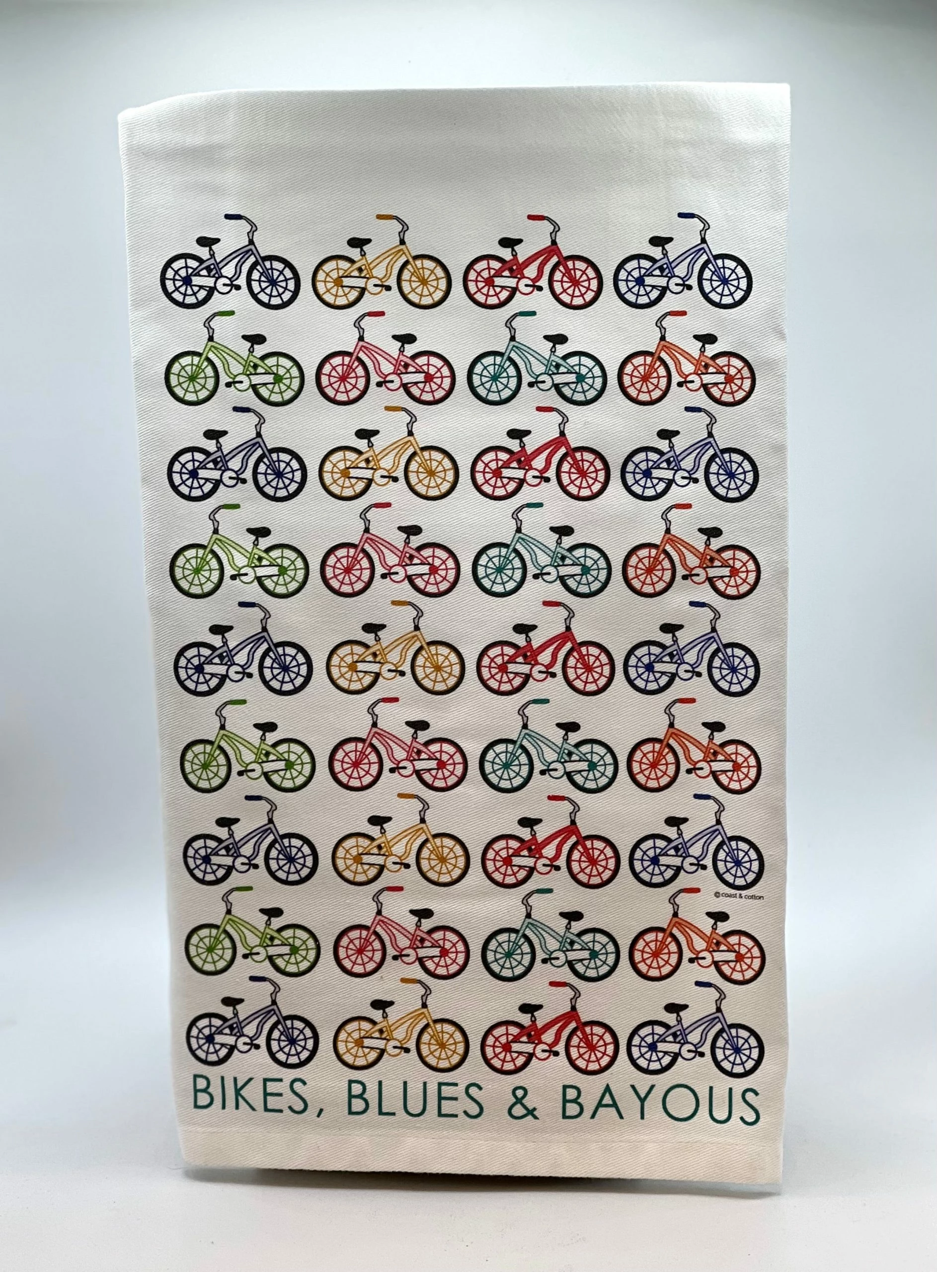 BIKES, BLUES & BAYOUS CYCLING TOWEL 1 BIKES, BLUES & BAYOUS CYCLING TOWEL