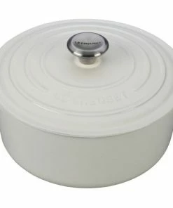 5.5 QT ROUND DUTCH OVEN WHITE