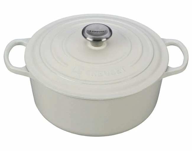 5.5 QT ROUND DUTCH OVEN WHITE 1 5.5 QT ROUND DUTCH OVEN WHITE
