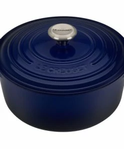 5.5 QT ROUND DUTCH OVEN INDIGO