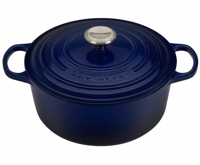 5.5 QT ROUND DUTCH OVEN INDIGO 1 5.5 QT ROUND DUTCH OVEN INDIGO