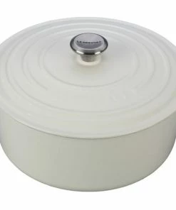 9 QT ROUND DUTCH OVEN WHITE