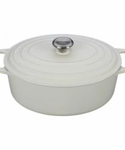 9.5 QT OVAL DUTCH OVEN WHITE