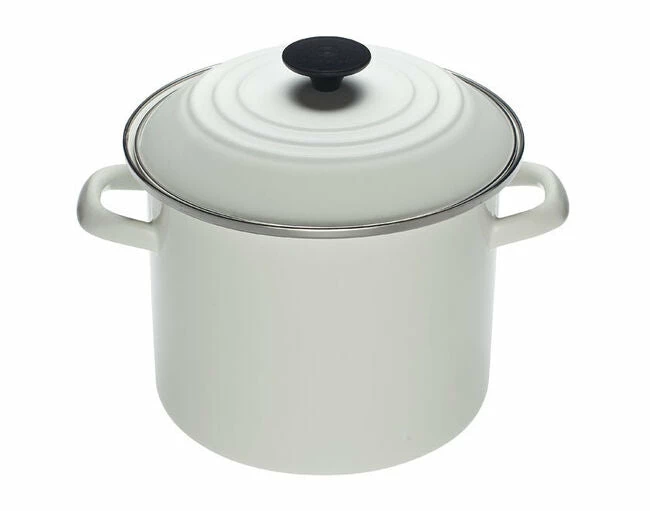 8 QT STOCK POT WHITE 1 8 QT STOCK POT WHITE