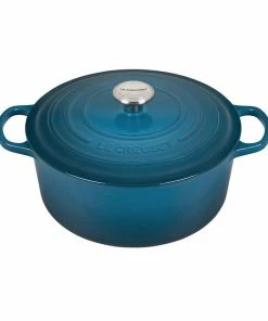 7.25 QT ROUND DUTCH OVEN, DEEP TEAL