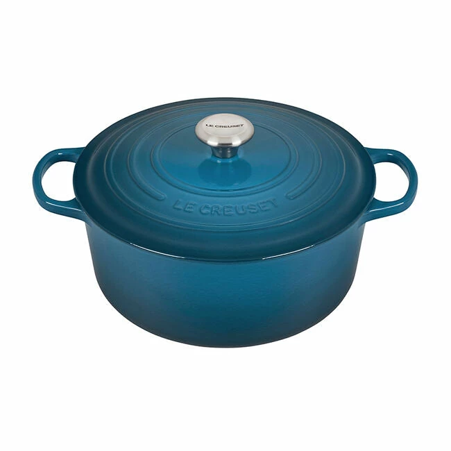 7.25 QT ROUND DUTCH OVEN, DEEP TEAL 1 7.25 QT ROUND DUTCH OVEN, DEEP TEAL