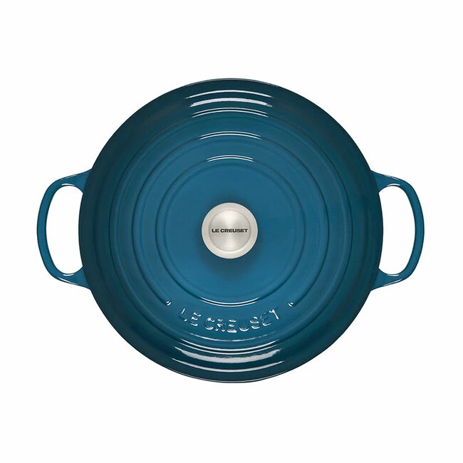 7.25 QT ROUND DUTCH OVEN, DEEP TEAL 2 7.25 QT ROUND DUTCH OVEN, DEEP TEAL - Image 2