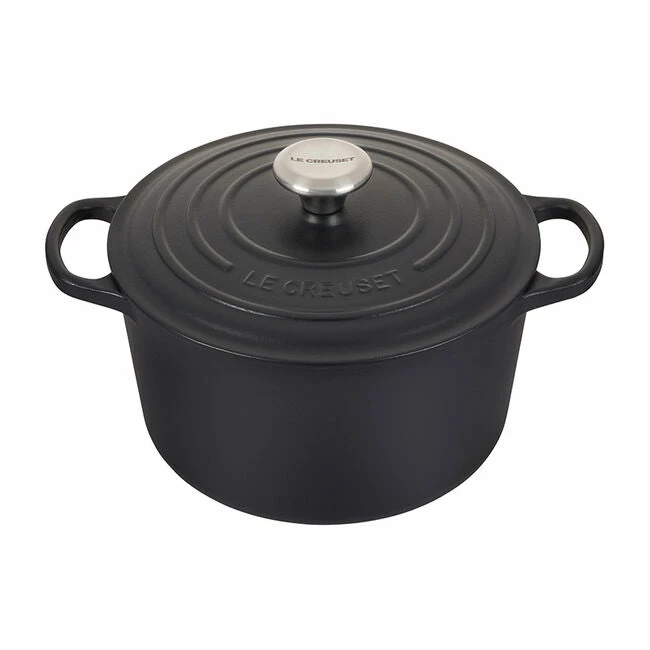 5.25 QT DEEP ROUND DUTCH OVEN MATTE BLACK 1 5.25 QT DEEP ROUND DUTCH OVEN MATTE BLACK
