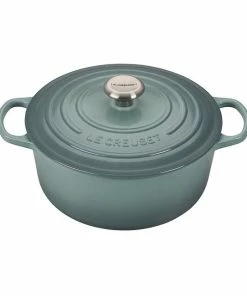 5.5 QT ROUND DUTCH OVEN SEA SALT