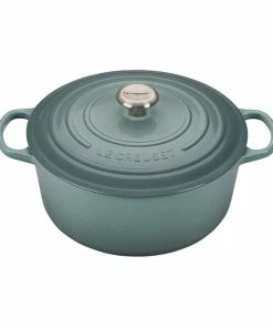 7.25 QT ROUND DUTCH OVEN, SEA SALT