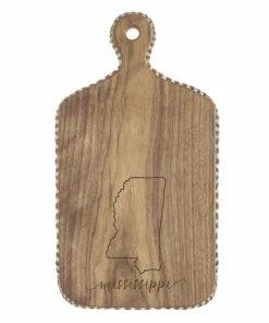 MISSISSIPPI BEADED EDGE CUTTING BOARD