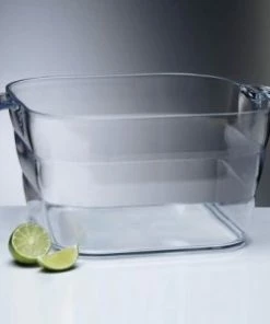 BIG SQUARE PARTY TUB, CLEAR