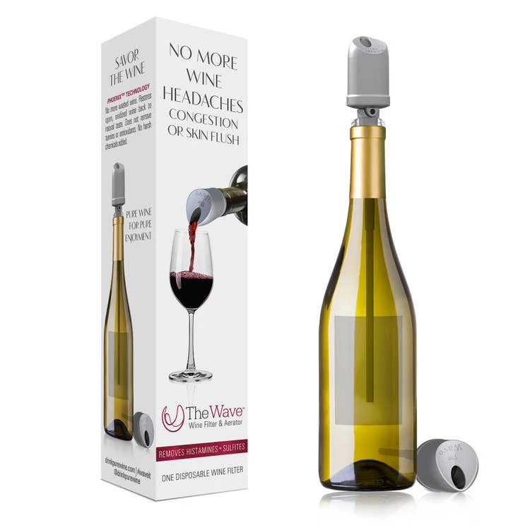 THE WAVE WINE PURIFIER & AERATOR 1 THE WAVE WINE PURIFIER & AERATOR