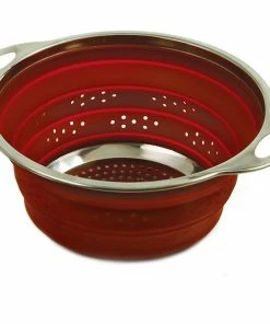 SILICONE KNOCKDOWN COLANDER