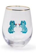 ANIMAL PARTY STEMLESS WINE GLASS, ASSORTED 3 ANIMAL PARTY STEMLESS WINE GLASS, ASSORTED - Image 3